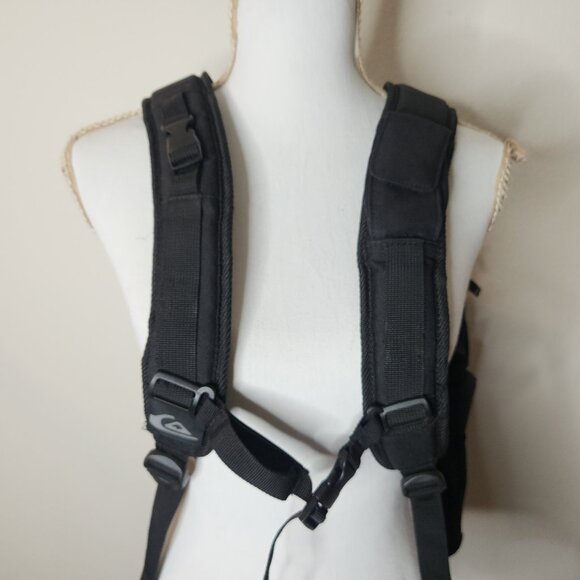 Quiksilver Mens Black Heavy Weather Backpack - Picture 4 of 8